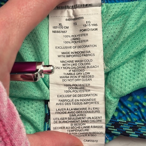 Nike multicolor stripe breaker mesh lined 8” volley swim shorts - Picture 4 of 11